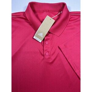 NWT |  Adidas Mens Golf Polo | XL | Pink